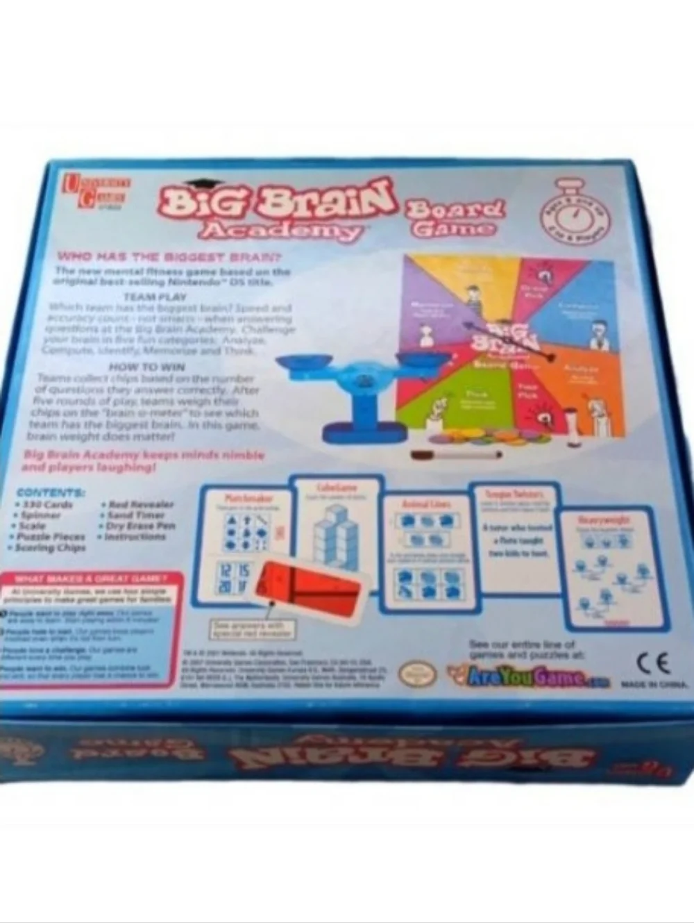 Big Brain Academy Board Game, University Games | EUC | Ages 8+ Players 2+